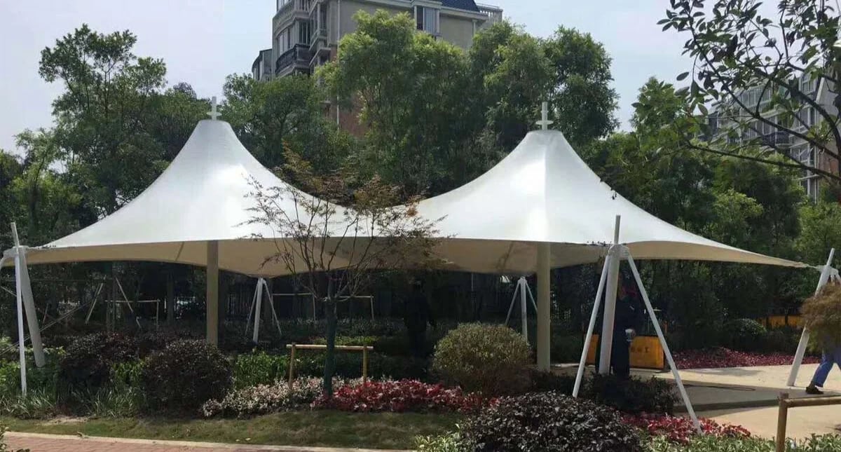 Canopy Tensile Shades structure from the FR Tensile Shades portfolio